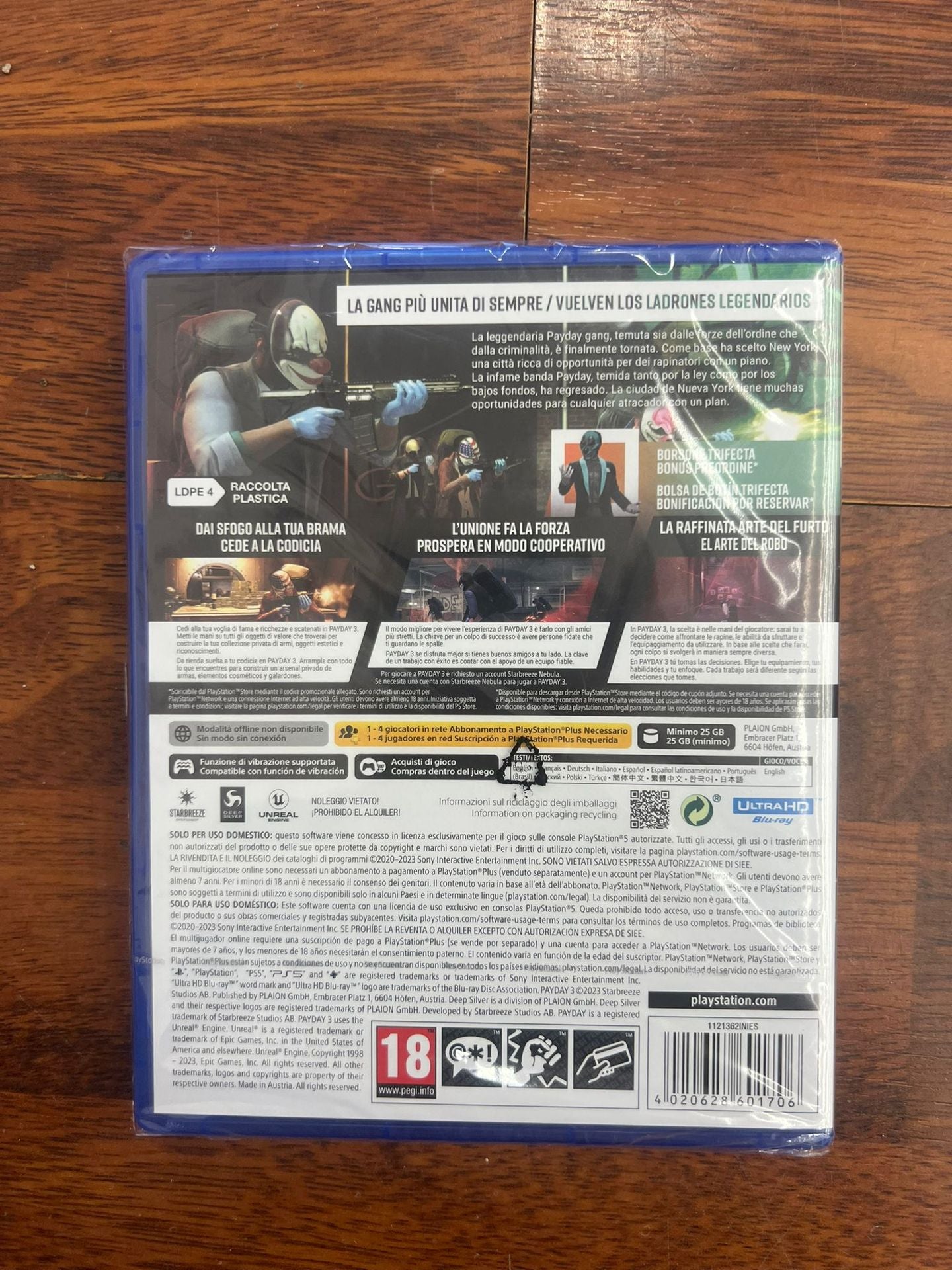Payday 3 Day One Edition PS5 ES/IT Payday 3 Day One Edition PS5 ES/IT